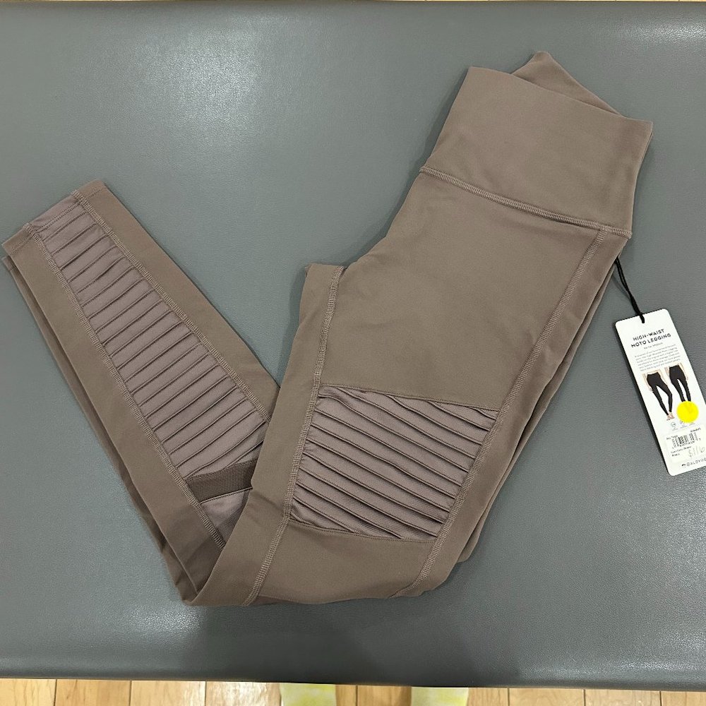 NWT ALO High Waist Moto Legging size L